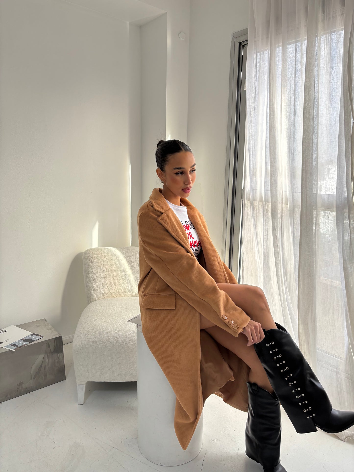 Abrigo Camel Símil Paño | Starfish