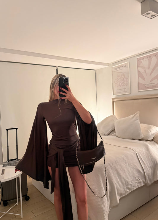 VESTIDO MANGA MURCIÉLAGO