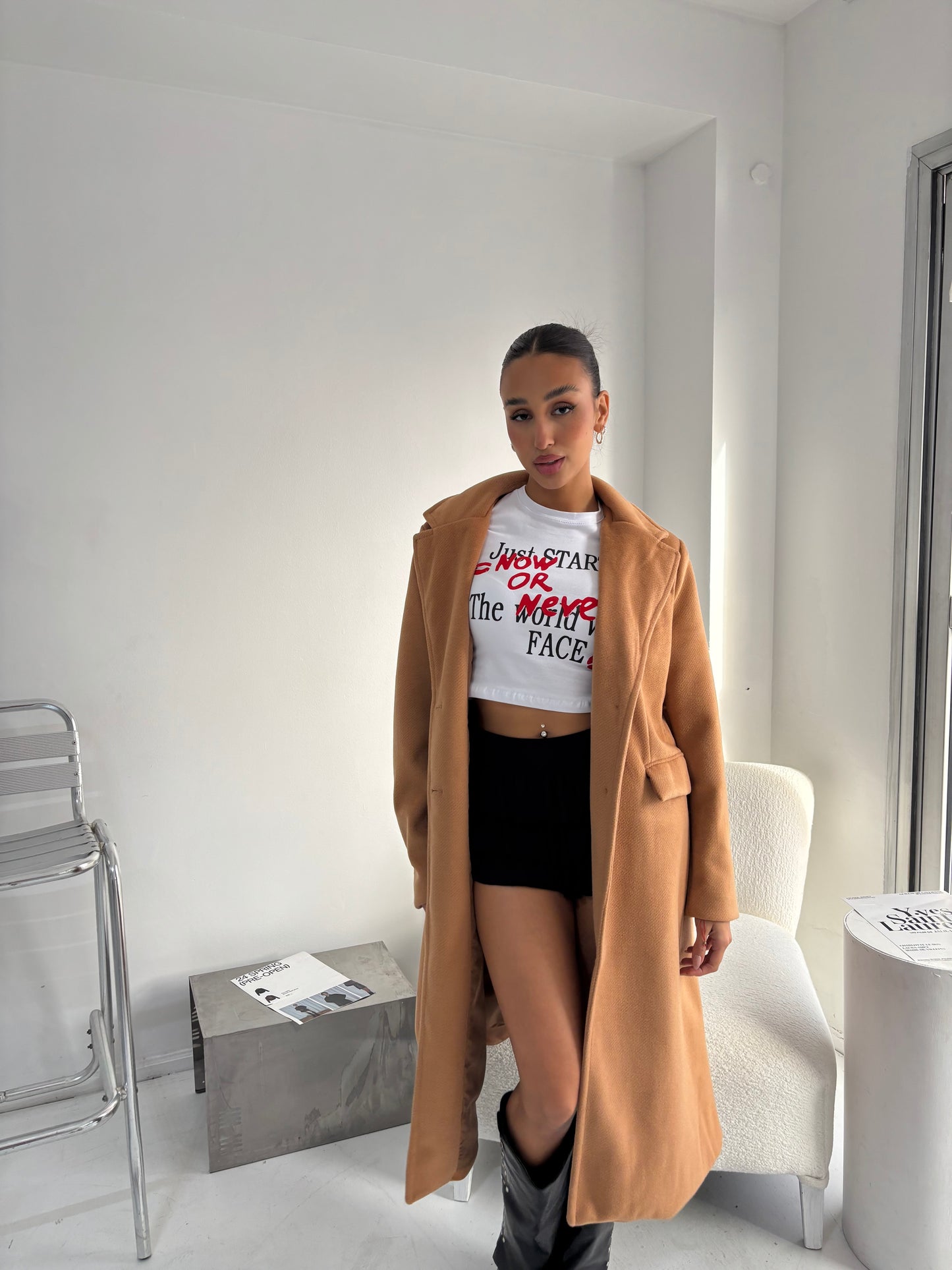 Abrigo Camel Símil Paño | Starfish