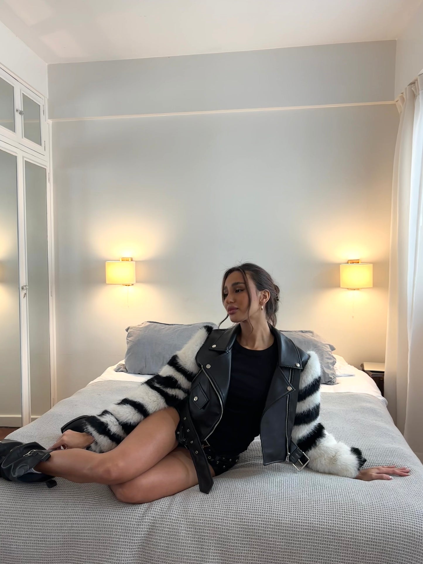 CHAQUETA MANGAS PRINT