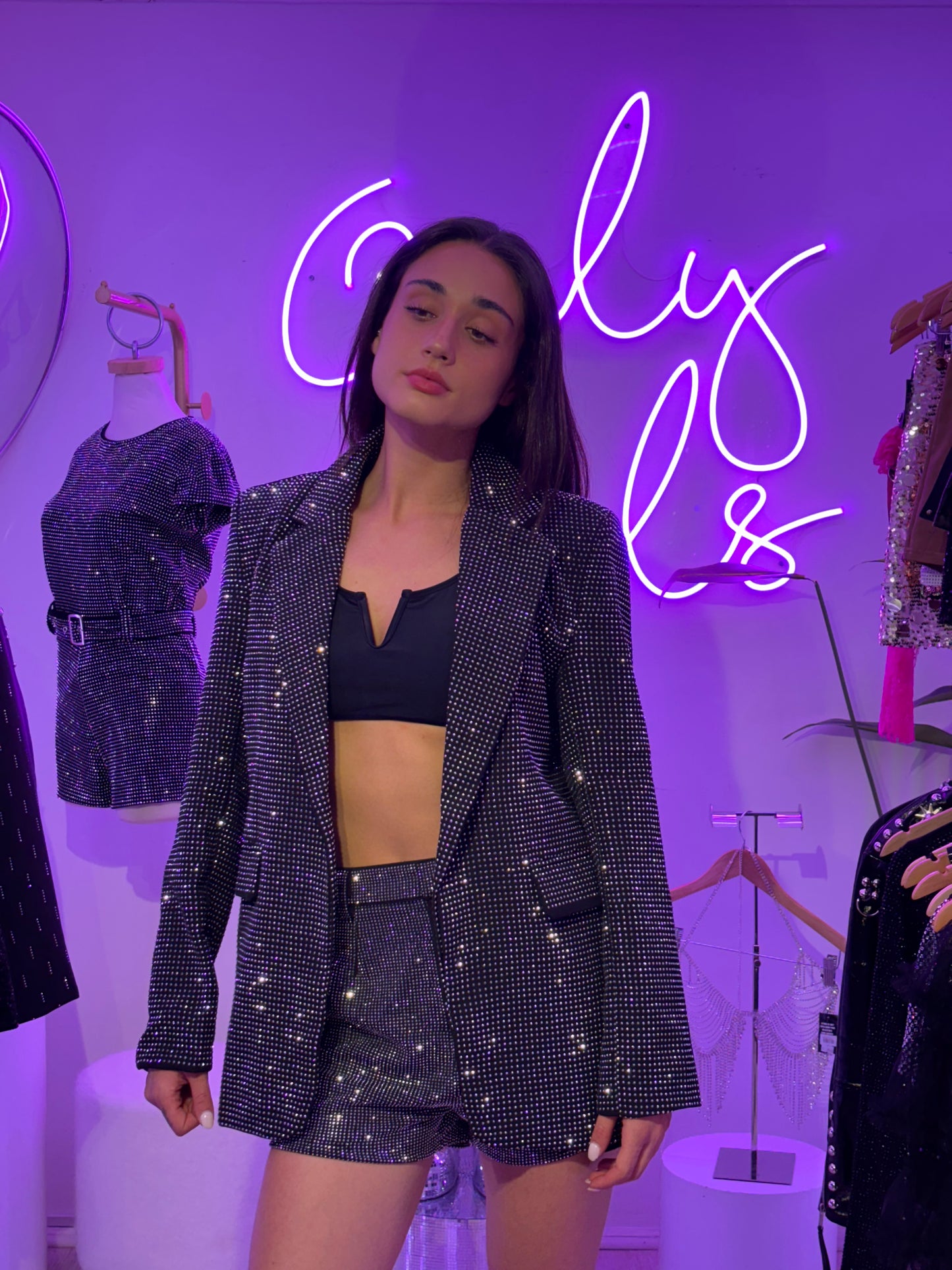 Blazer Total Black Full Brillos – Noche y Eventos | Starfish