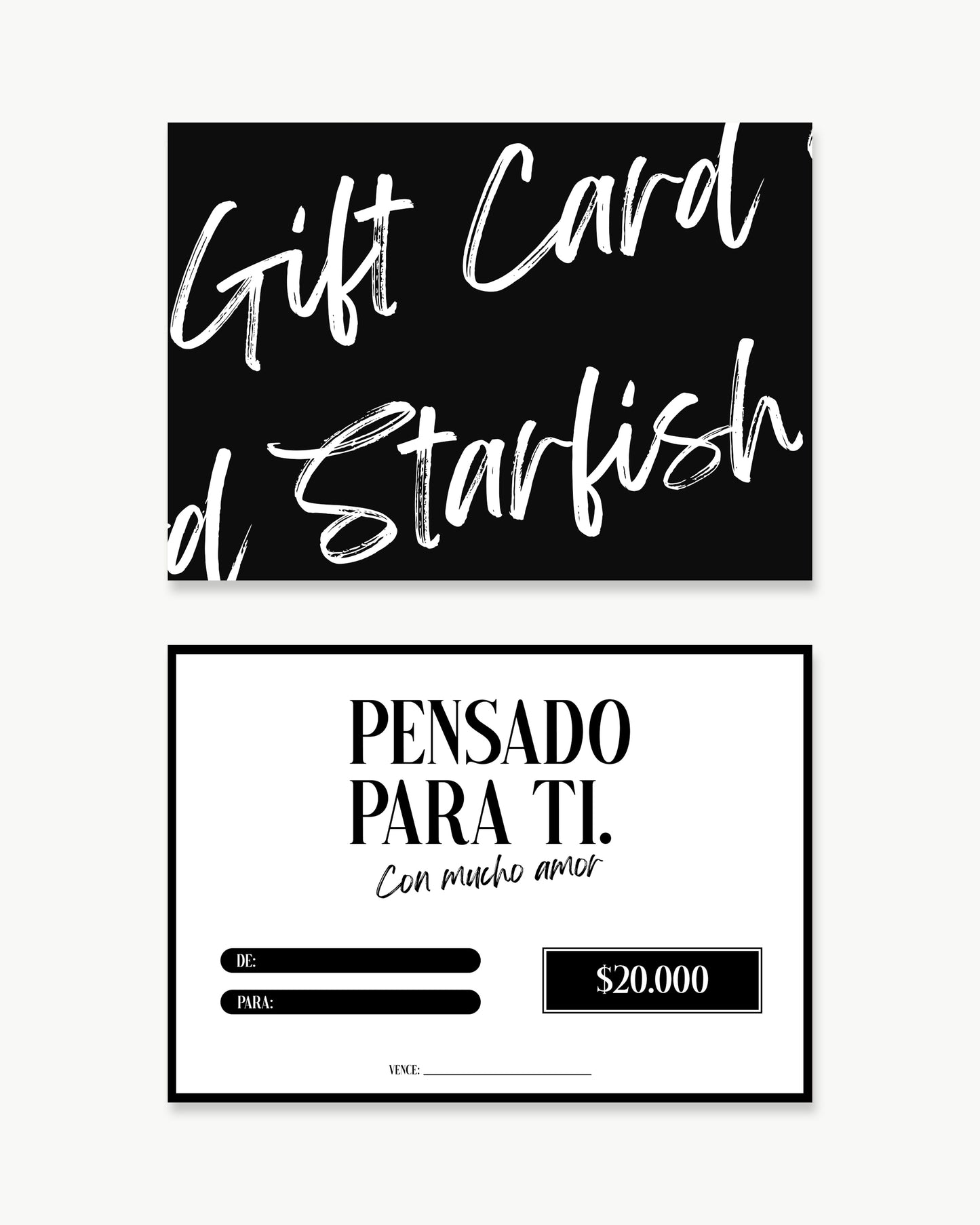 Gift Card Starfish $20.000