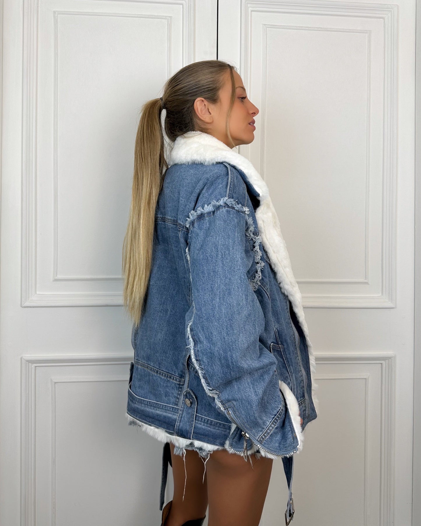 AVIADORA DENIM FELPA