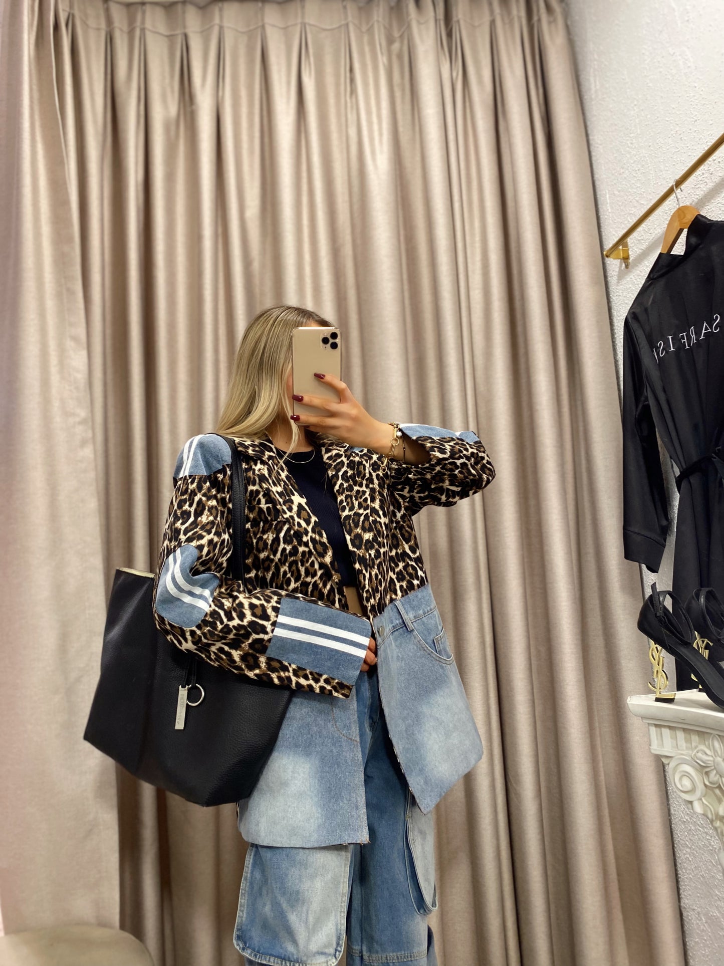 BLAZER DENIM PRINT