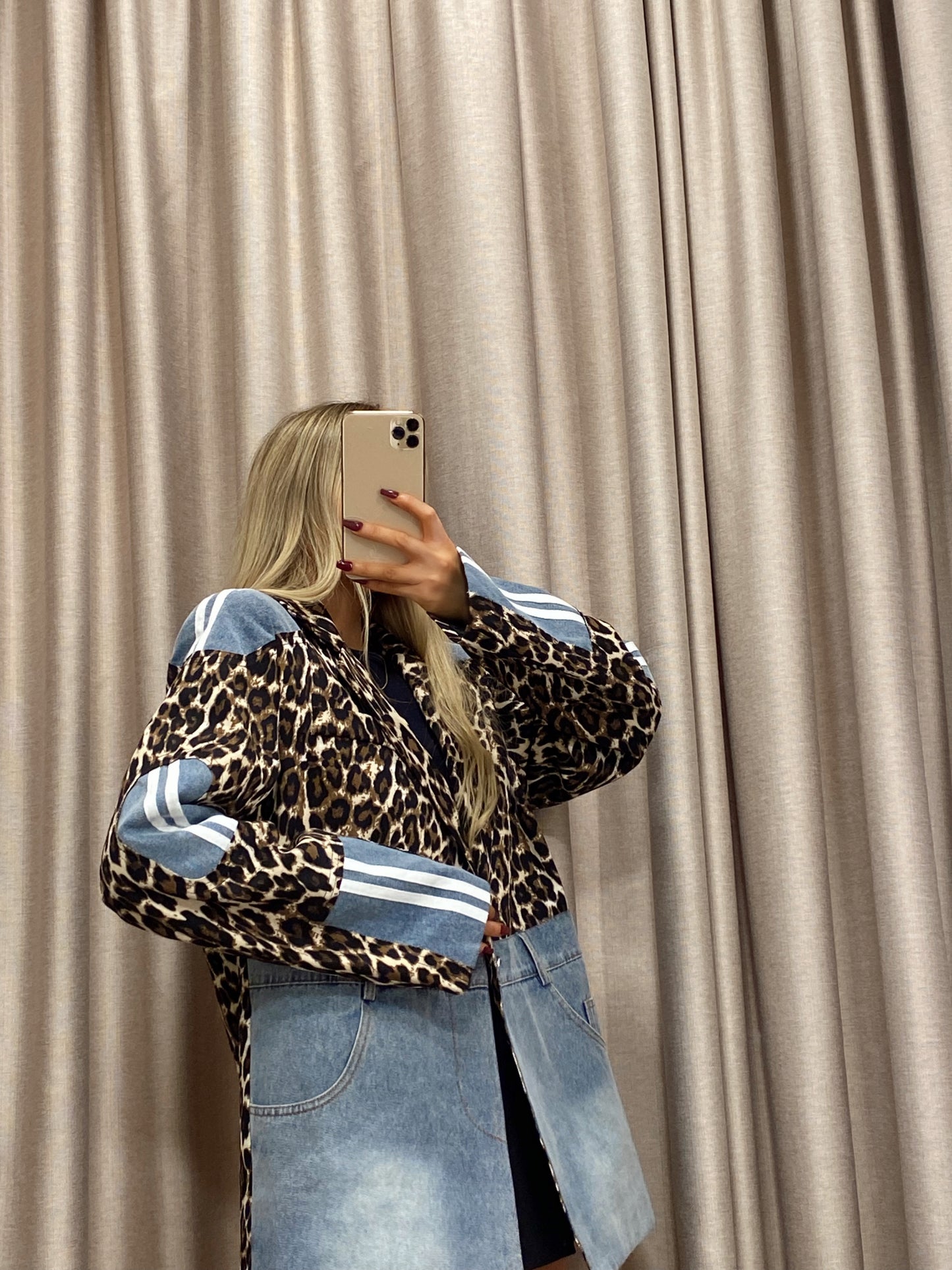 BLAZER DENIM PRINT