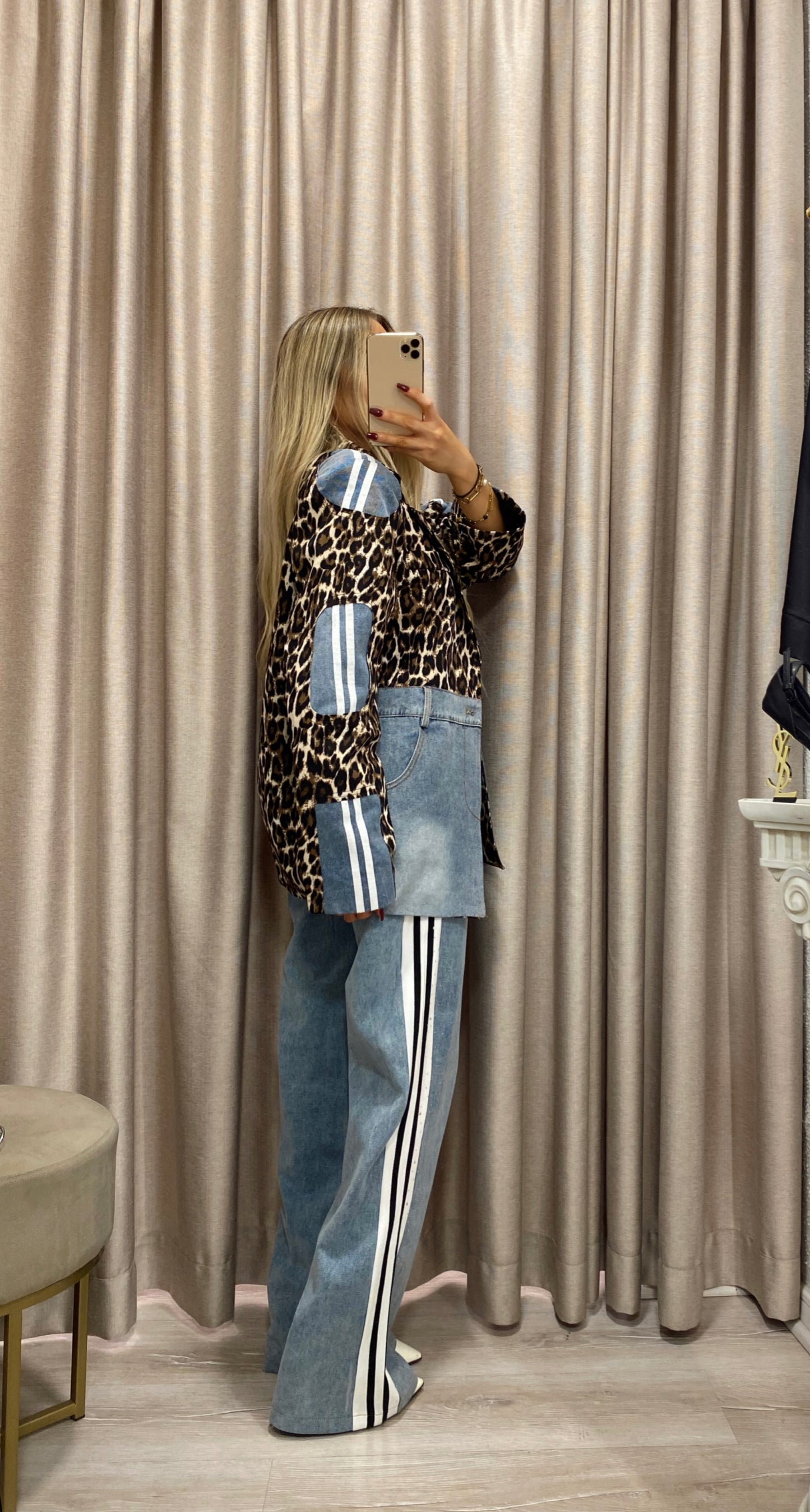 BLAZER DENIM PRINT