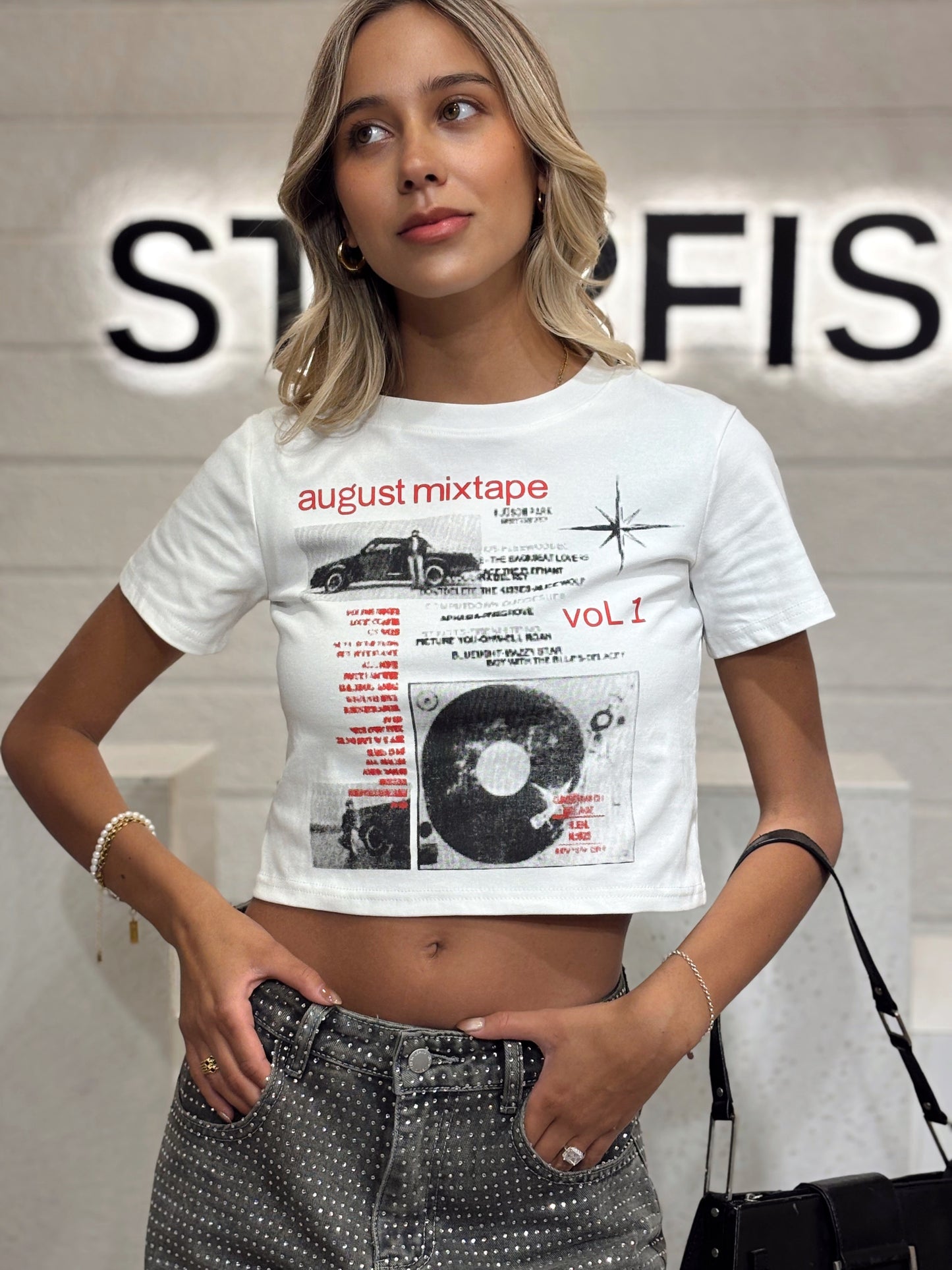 Baby Tee Estampado Vintage | Starfish