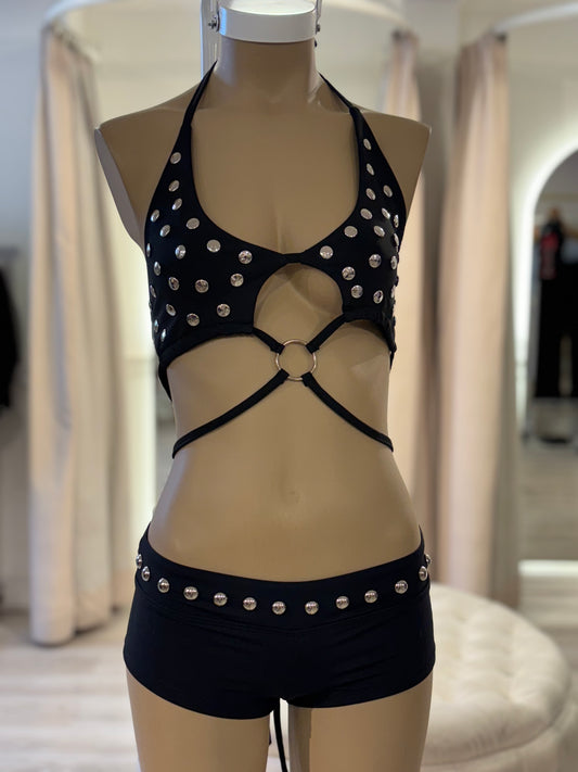 Top argolla con tachas | Starfish