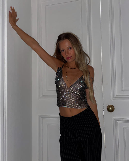 TOP MALLA BRILLOS
