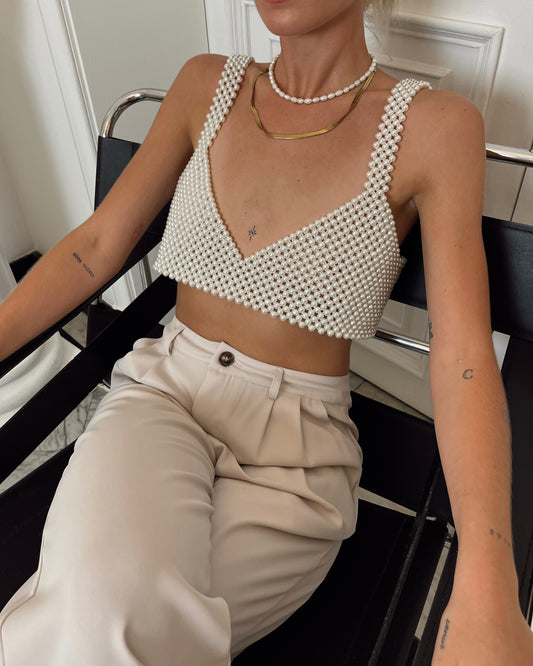 TOP PERLA BLANCO